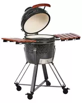 KAMADO anglinė kepsninė keramikinė juoda