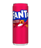 FANTA Mango ir drakono vaisiai, 330 ml skardinėje