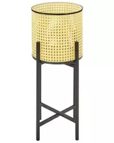 Gėlių stovas FALLOPIA metalinis 25 cm smėlio spalvos