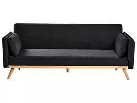 Išskleidžiama sofa ASAA, juoda