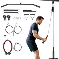 SPORTNOW Fitneso treniruoklis Kabelio sistema Rankų jėgos treniruotėms namuose
