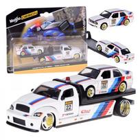 Licencijuoti metaliniai automobiliai 1:64 „Maisto“ platforminis automobilis ir 1988 m. BMW M3 ZA5958