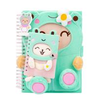 DREAM POP Pūkuota piešimo knygutė ir mini užrašinė Varlytė, K30332-34286