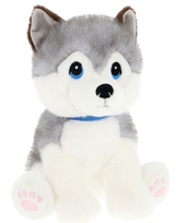 KEEL TOYS pliušinis šunelis haskis, 23 cm, SE4542