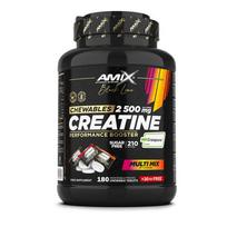 Black Line Creatine Creapure® 2500mg Chewable Tabs Zero Sugar Kramtomos pastilės 180 kapsulių
