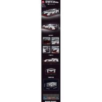 Sportinio automobilio konstruktorius 398 detalės, baltas