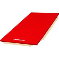 5 gimnastikos čiužinių komplektas mokykloms, PVC danga, su tvirtinimo juostomis, 200 x 100 x 5 cm