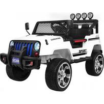 Elektromobilis Raptor Drifter 4x4, baltas