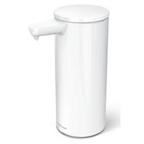 Automatinis iš metalo muilo dozatorius baltos spalvos 266 ml – simplehuman