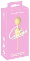 Cuties Love Balls Yellow Vaginalinis kamuoliukas - rutuliukai