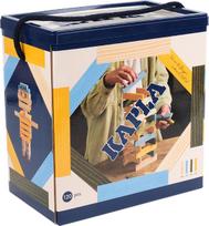 Kapla - 120 Box - Natural, Light Blue, Yellow & Green