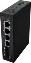 Lanberg SWITCH LANBERG LIGHT INDUSTRIAL POE 1XBT 3XAT 2XSFP DIN NIEZARZĄDZALNY GIGABIT ETHERNET