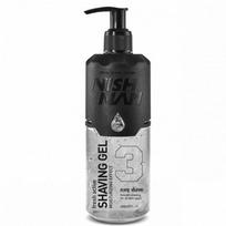 Nishman Bespalvis skutimosi gelis Clear Shaving Gel 400ml
