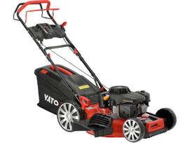 Benzininė savaeigė vejapjovė, net 56 cm pločio, 224cc variklis, 4,5 kW; 4 in 1 funkcijos, 8 padėtys YT-85537, YATO