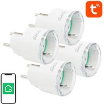 Gosund išmanusis kištukas SP111-4, 3680W, 16A, Tuya, Europos, WiFi (2.4 GHz), LED indikacija, IFTTT, Amazon Alexa, Google Home