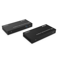 Digitus HDMI prailgintuvas DS-55522, 150m, 4K 60Hz, 2x USB 1.1, PoC, metalinis korpusas, sieninė montavimas