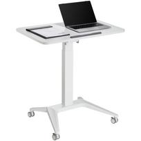 Maclean mobilus nešiojamojo kompiuterio stalas MC-453W, 760-1090mm, 800x520mm, 8kg, pneumatinis aukščio reguliavimas