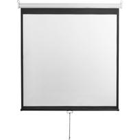 Sbox Projektoriaus ekranas PSM-100-2, 180x180cm, 16:9, 1:1, 4:3, audinys, 160°, horizontalus, lubų tvirtinimas