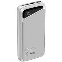 Navitel Power Bank PWR20 MX White, 20000mAh, 3.7V, 74Wh, 2xUSB-A, dvipusis USB-C, mikro-USB