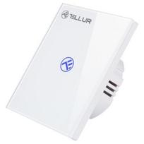 Tellur Smart WiFi jungiklis TLL331481, 1 prievadas, 1800W, 10A, AC 100-240V, LED 150W/prievadas, Lempa 600W/prievadas, 2.4 GHz
