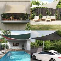 Uždanga nuo saulės, terakota spalvos, 4x6m, HDPE, 160g/m²