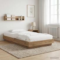 Grindų lovos rėmas Artisano ąžuolo 80 x 210 cm Apdirbta mediena