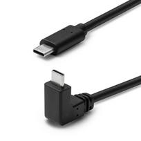 MicroConnect USB-C cable 2m, 3.2 Gen2, one  end Angled , 60W, 10Gbps