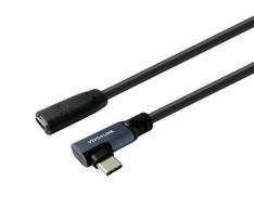 Vivolink USB-C male angled to female  1,5m USB3.2 Supports 20Gbps