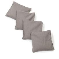 Lauko žaidimo Cornhole maišeliai Bex PRO, pilki, 4 vnt.