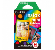 Fujifilm | Instax Mini Rainbow Instant Film | 86 x 54 mm | Quantity 10