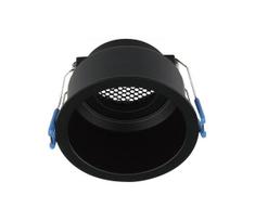 Įmontuojamas GU10 šviestuvas, skersmuo 9 cm, juodas