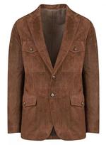 Men's Brown Sheepskin Suede Leather Blazer Stylish Handmade Elegant Formal Party S ruda