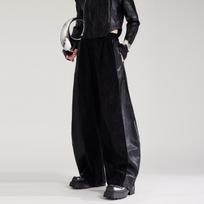 Maillard Women's Wide-Leg Velvet-Lined Sports Sweatpants for Autumn/Winter Small