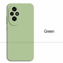 For Honor 200 Case Honor 200 200 Pro Cover Bumper Shockproof Liquid Silicone TPU Protective Phone Back Cover Honor 200 Honor 200 žalia