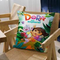 Cartoon D-Dora The E-Explorer Pillow Cover Design Cushion Cover Decor Holiday Decorati 12x12Inch