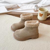 Kids' Winter Boots 2025: Warm, Non-slip, Fleece-lined, Thickened Snow Boots for Boys and Girls Size 23-25, set of 3 pairs