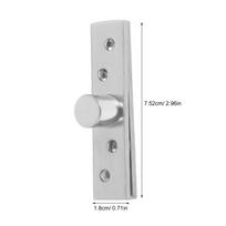 4Pcs Hidden Pivot Hinge Stainless Steel Centre Shaft Hinge Set Invisible Door Hardware Smooth Rotation for Modern Interior sidabras