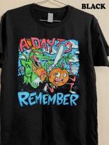 A Day To Remember roko grupės vintažinis juodas trumpomis rankovėmis 4XL