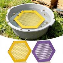 Two sets of floating bee islands, large rigid PP plastic bee drinking stations, floating bee stations and butterfly drinkers. Pack of 2