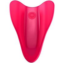 SATISFYER - HIGH FLY PIRŠTINIS VIBRATORIUS FUCHSIA