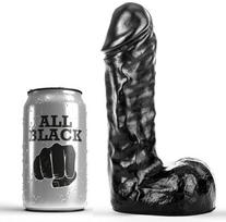 ALL BLACK - Realistiškas Dildo 19 cm