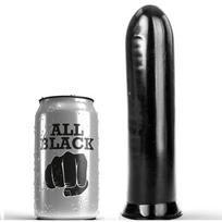 ALL BLACK - Juodas dildo 19 cm