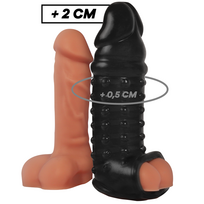 VIRILXL - Penis plėtiklis su mova V11 Juodas