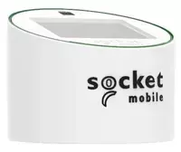 Nešiojamas QR kodo skaitytuvas Socket Mobile SocketScan S320 su Secure Pad, baltas