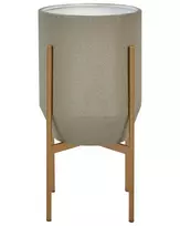 Gėlių stovas su kojelėmis HYBRIDUM metalinis 33 cm pilkas