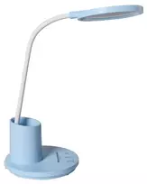 LED stalinė lempa VELA su reguliuojamu apšvietimu, mėlyna