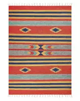 Kilim kilimas HATIS spalvotas 140 x 200 cm medvilninis