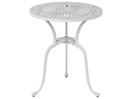 Bistro staliukas DASCIO 61 cm, metalinis, kreminės spalvos