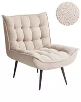 Fotel ALVESTA Boucle smėlio spalvos