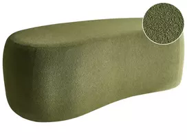 Pufas BAYARD, boucle, žalias